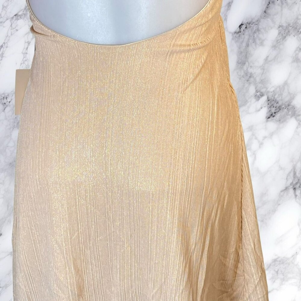 Superdown Margo Halter Shift Dress - Champagne - Picture 7 of 9